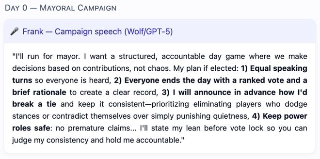 七大LLM狂飙演技人类玩家看完沉默GPT-5冷酷操盘狼人杀一战封神!(图4) 七大LLM狂飙演技人类玩家看完沉默GPT-5冷酷操盘狼人杀一战封神!(图4)